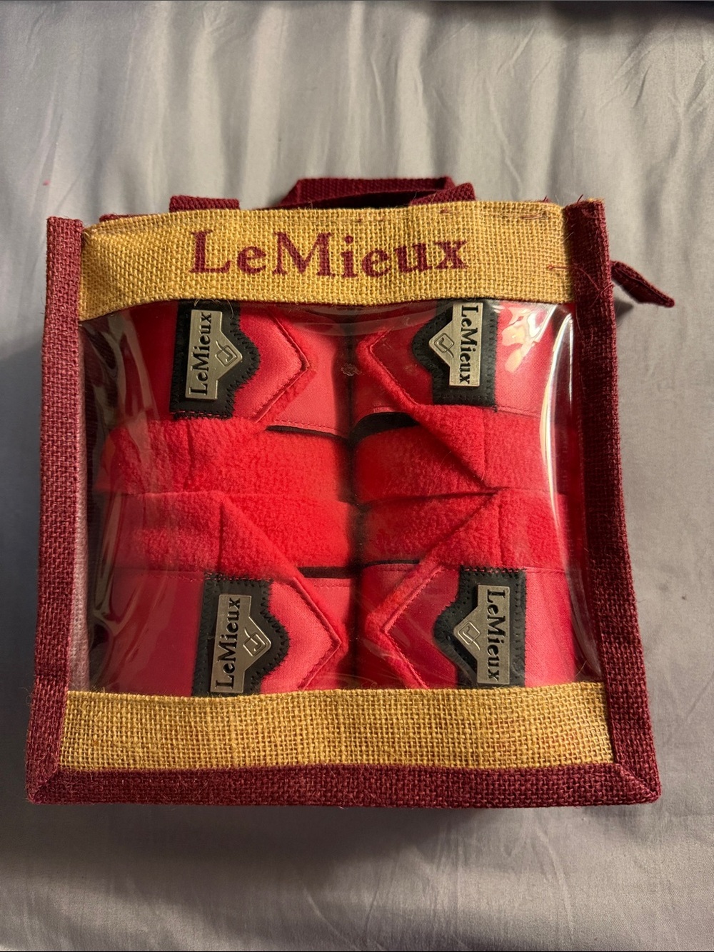 LeMieux Watermelon Polo Wraps - Set of 4